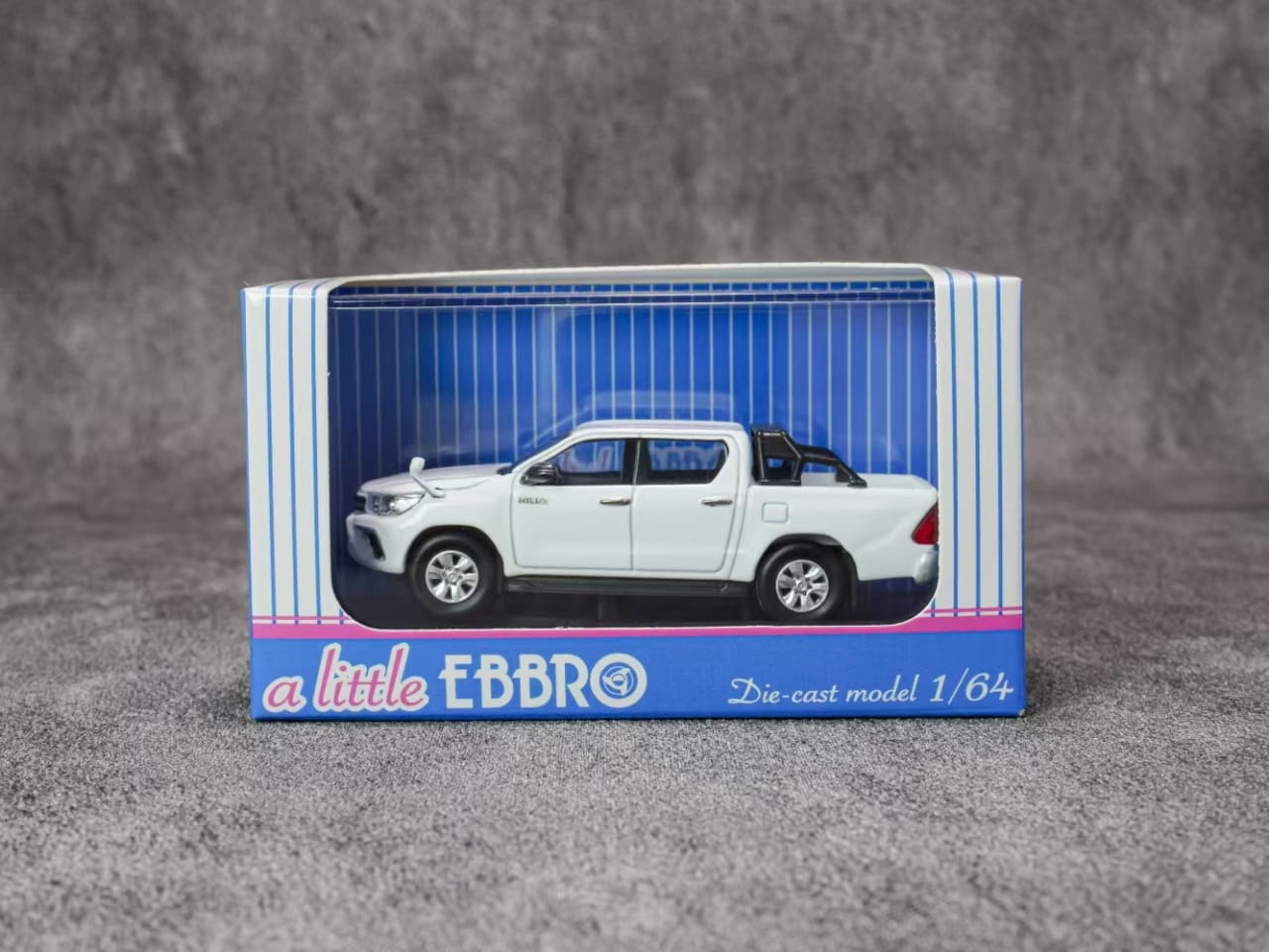 [ETA:  Dec 2025 ] Ebbro 1/64 Toyota Hilux MK6 - Snow White
