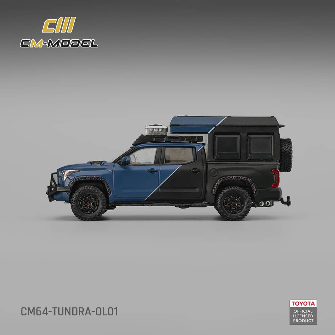 [ETA:  Mar 2026 ] CM Model 1/64 Toyota Tundra MK3 XK70 Overland Version Blue