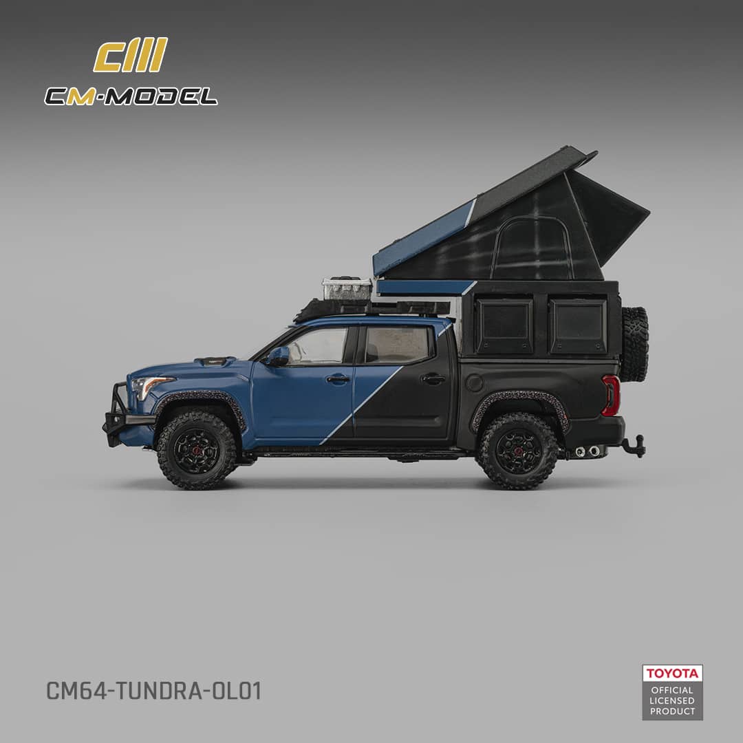[ETA:  Mar 2026 ] CM Model 1/64 Toyota Tundra MK3 XK70 Overland Version Blue