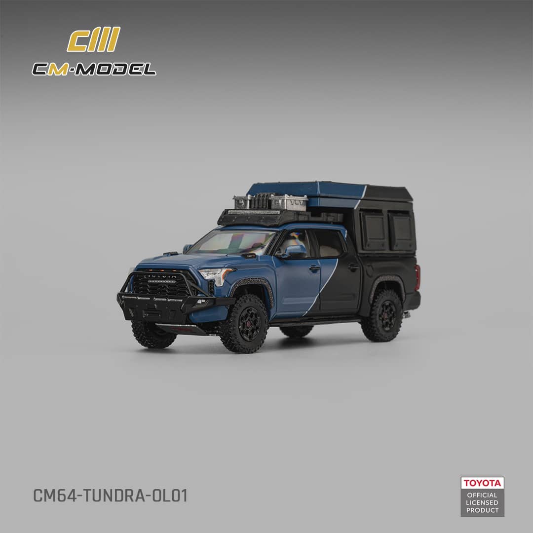 [ETA:  Mar 2026 ] CM Model 1/64 Toyota Tundra MK3 XK70 Overland Version Blue
