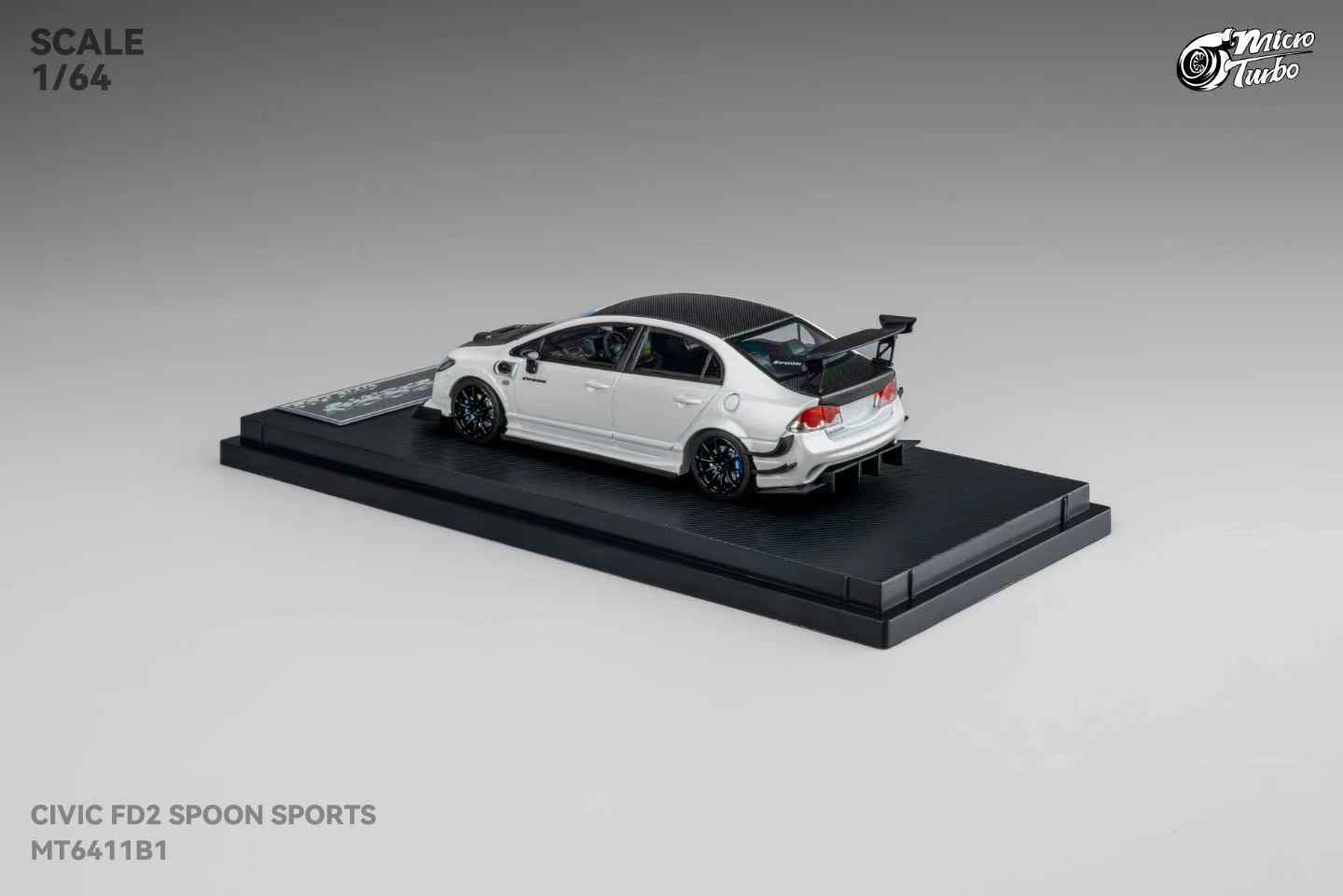 ETA: Jan 2026 ] Microturbo 1/64 Civic FD2 Spoon Modified White