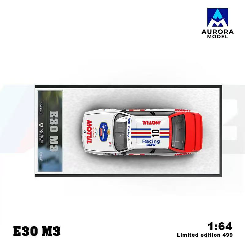 [ETA:  Feb 2026 ] Aurora Model  x  Time Micro 1/64 3 Series M3 E30 Sedan - Rothman Livery