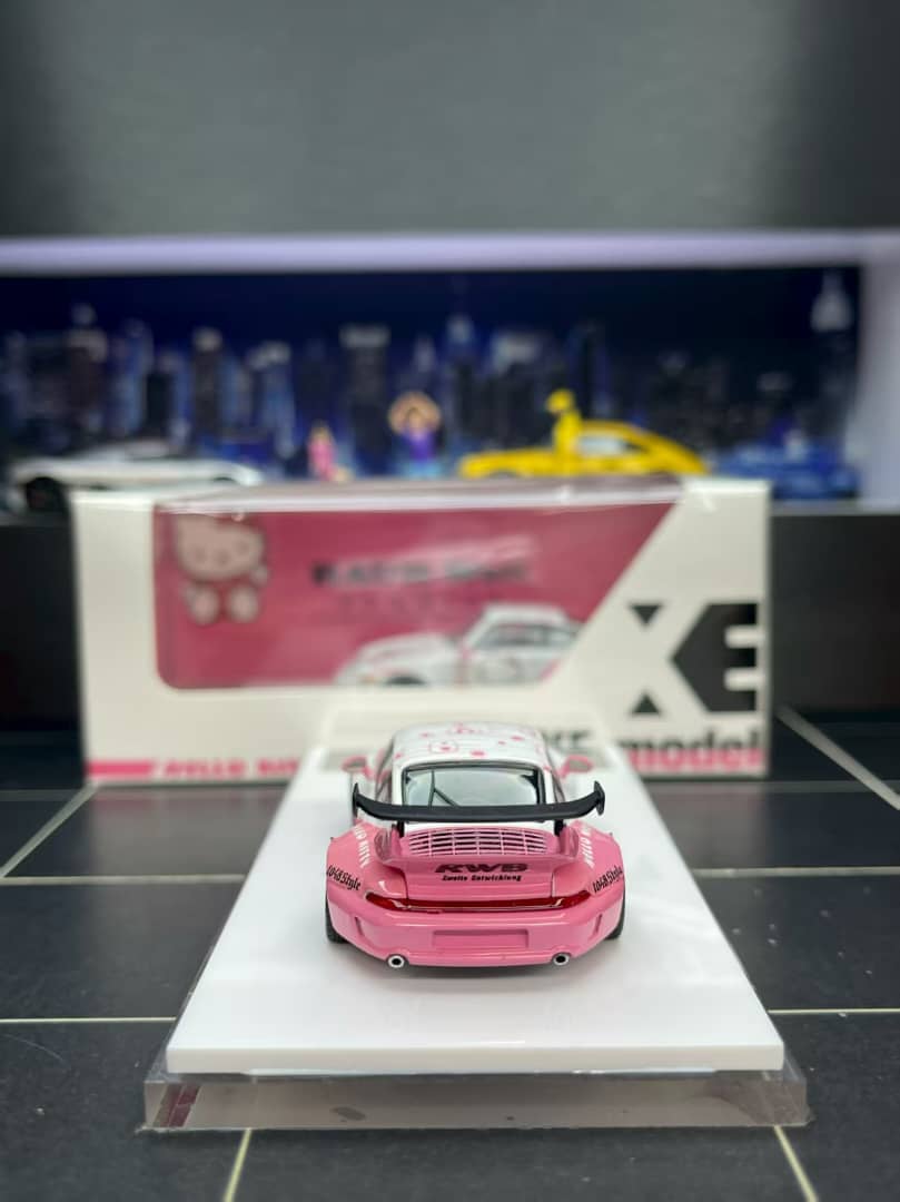 XKE 1/64 RWB993 Hello Kitty Livery – Black Ice Diecast