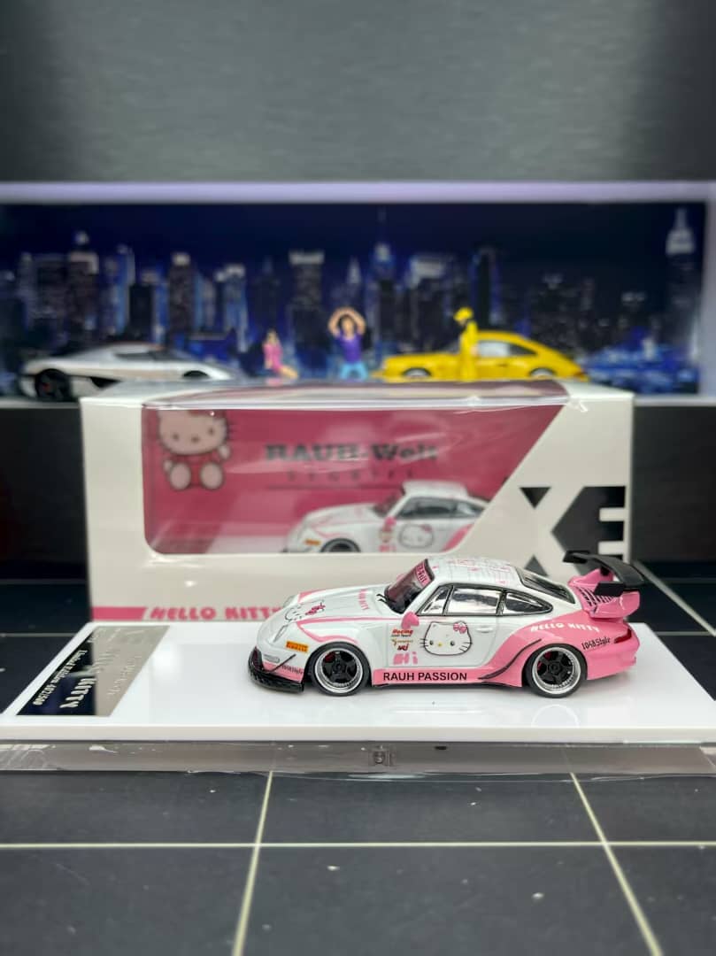 XKE 1/64 RWB993 Hello Kitty Livery – Black Ice Diecast