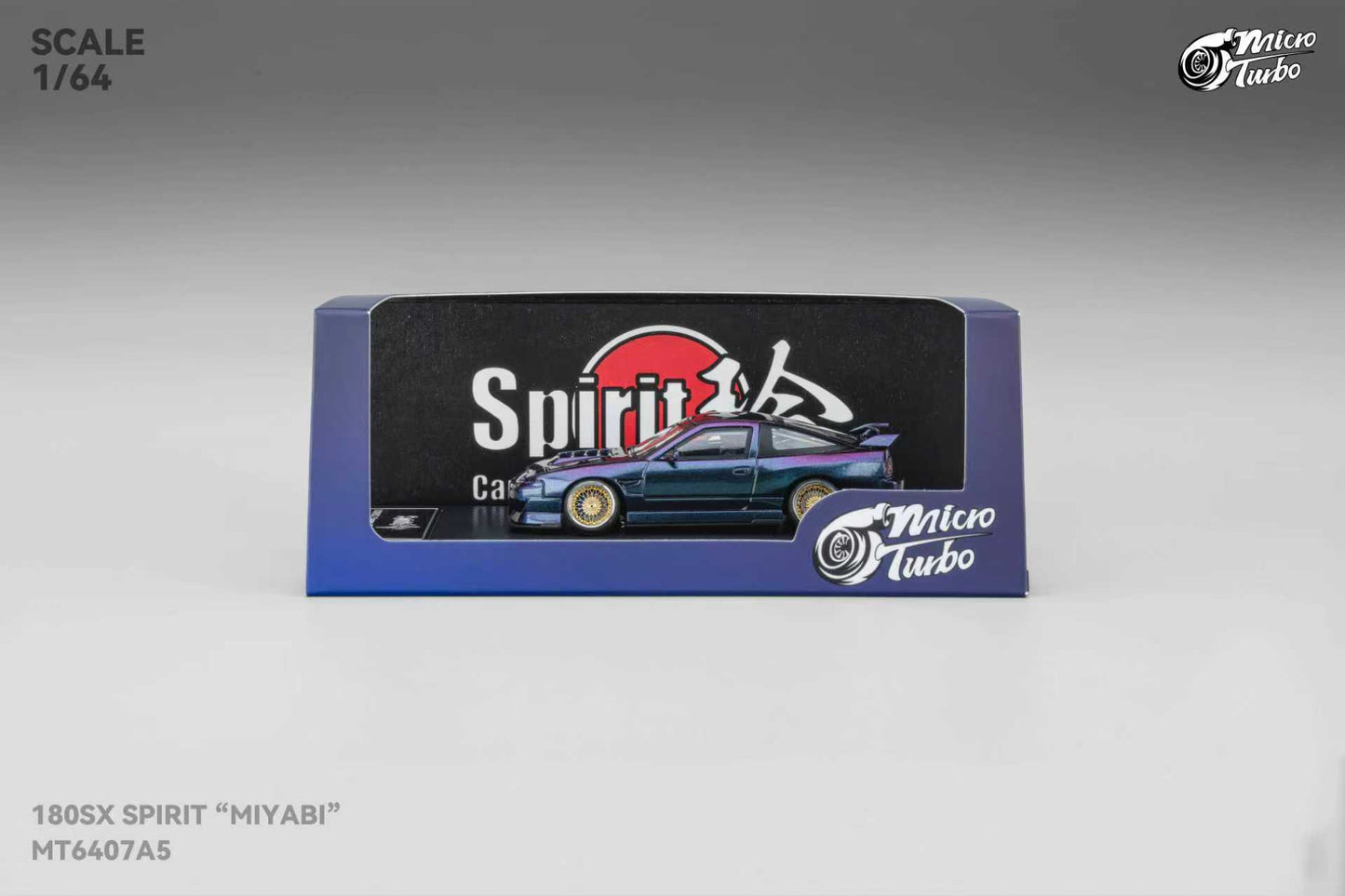 [ETA:  Dec 2025 ] MicroTurbo 1/64 S13 Silvia 180SX Spirit Rei GMHS Magic Purple Lowride