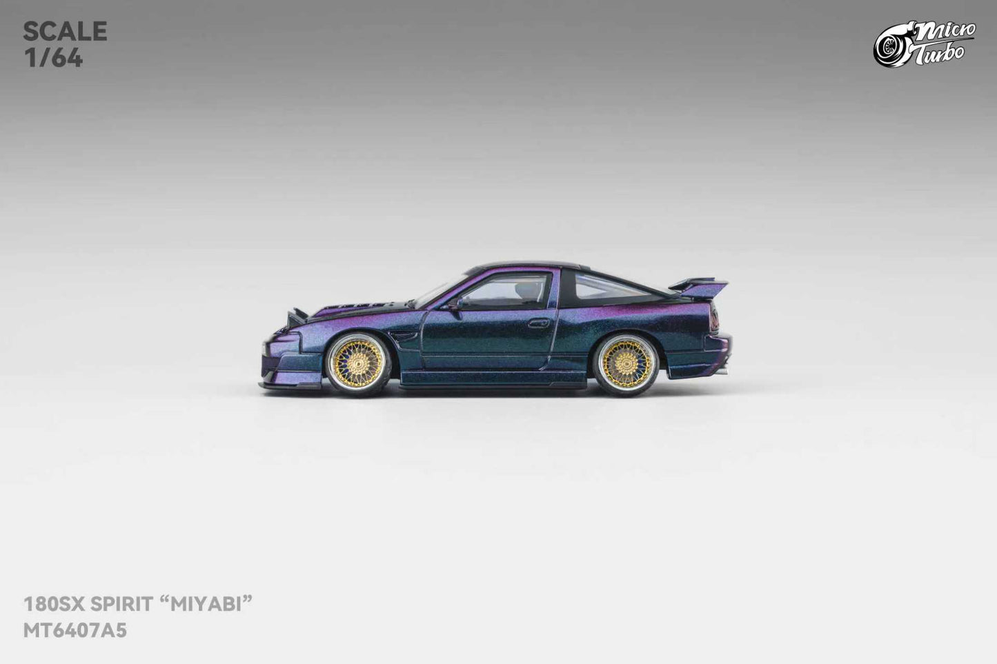 [ETA:  Dec 2025 ] MicroTurbo 1/64 S13 Silvia 180SX Spirit Rei GMHS Magic Purple Lowride
