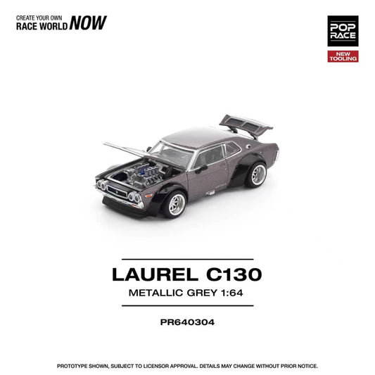 [ETA:  May 2026 ] Pop Race 1/64 Laurel MK2 C130 Metallic Grey