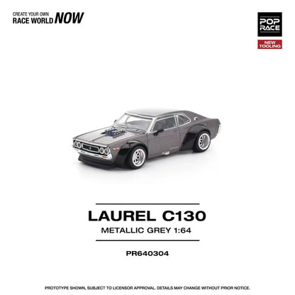 [ETA:  May 2026 ] Pop Race 1/64 Laurel MK2 C130 Metallic Grey