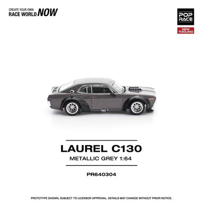 [ETA:  May 2026 ] Pop Race 1/64 Laurel MK2 C130 Metallic Grey