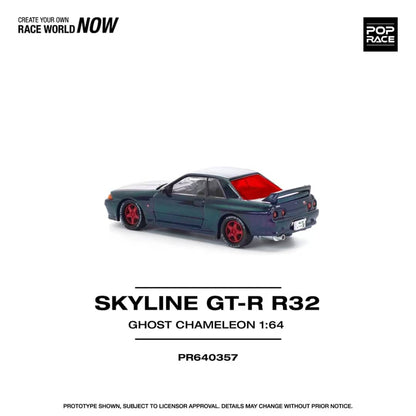 [ETA:  May 2026 ] Pop Race 1/64 Skyline R32 GT-R Ghost Chameleon