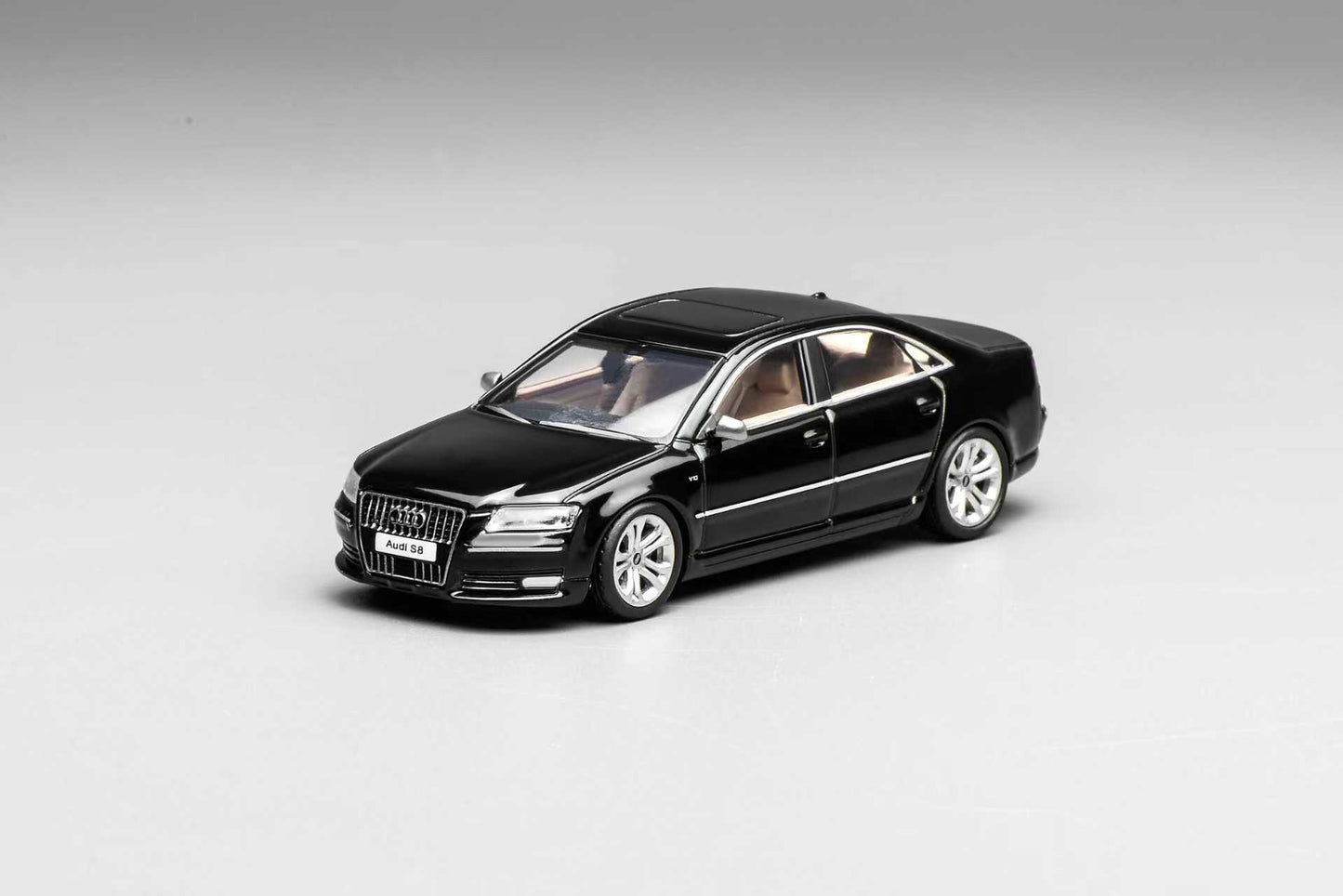[ETA:  Apr 2026 ] Motorhelix 1/64 Audi S8 Mk2 D3 Aurora Brilliant Black