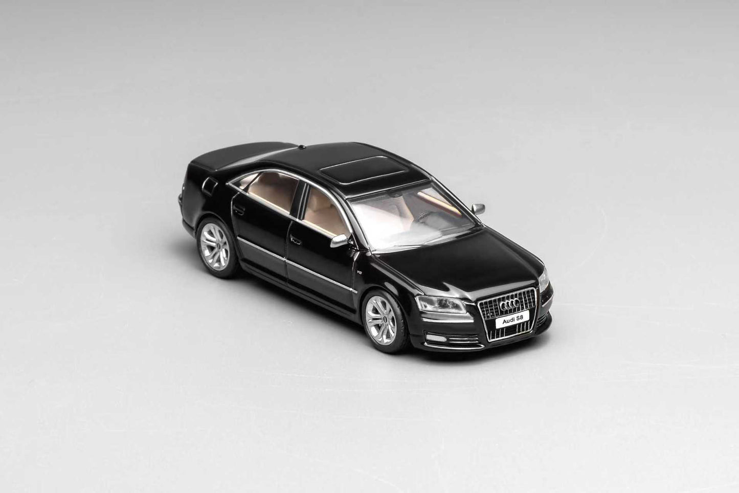 [ETA:  Apr 2026 ] Motorhelix 1/64 Audi S8 Mk2 D3 Aurora Brilliant Black