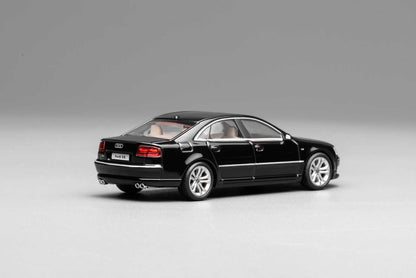 [ETA:  Apr 2026 ] Motorhelix 1/64 Audi S8 Mk2 D3 Aurora Brilliant Black