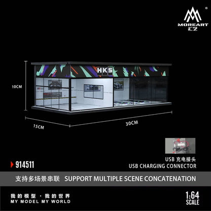 [ETA:  Mar 2026 ] MoreArt 1/64 HKS/Gulf Show RoomSize: 30 x 15 x 10cm