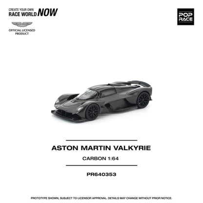 [ETA:  May 2026 ] Pop Race 1/64 Aston Martin Valkyrie Carbon Edition(PR640353)