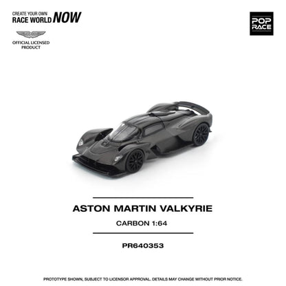 [ETA:  May 2026 ] Pop Race 1/64 Aston Martin Valkyrie Carbon Edition(PR640353)