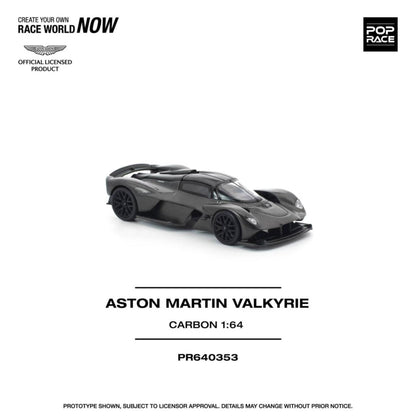 [ETA:  May 2026 ] Pop Race 1/64 Aston Martin Valkyrie Carbon Edition(PR640353)