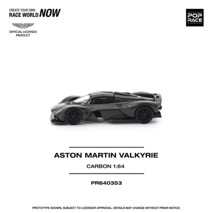 [ETA:  May 2026 ] Pop Race 1/64 Aston Martin Valkyrie Carbon Edition(PR640353)