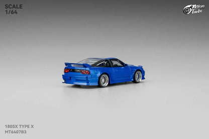 [ETA:  Feb 2026 ] Microturbo 1/64 S13 Silvia 180SX Type X Modified Metallic Blue