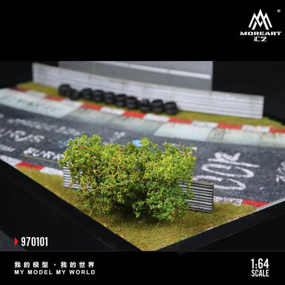 [ETA:  Mar 2026 ] MoreArt 1/64 MoreArt 1:64 Assembly Diorama Nurburgring Track Theme  01
Size: 32.7 x 22.7 x 26.5cm