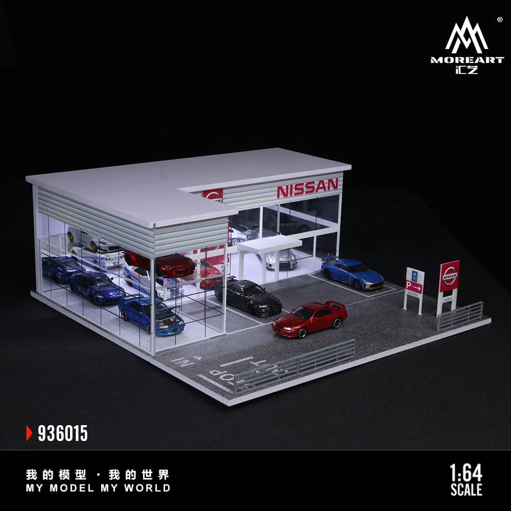 [ETA:  Mar 2026 ] MoreArt 1/64 Show Room - Nissan
Size: 30 x 30 x 11.5cm