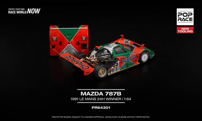 [ETA:  May 2026 ] Pop Race 1/64 787B 1991 LeMans 24hrs Winner Renown Livery