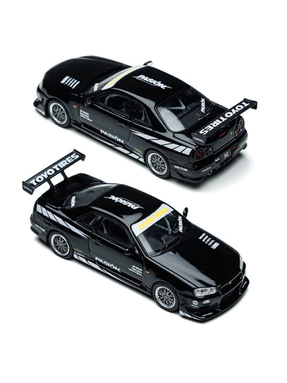 [ETA:  Apr 2026 ] Time Micro 1/64 C-West GT-R R34 Black Pasion