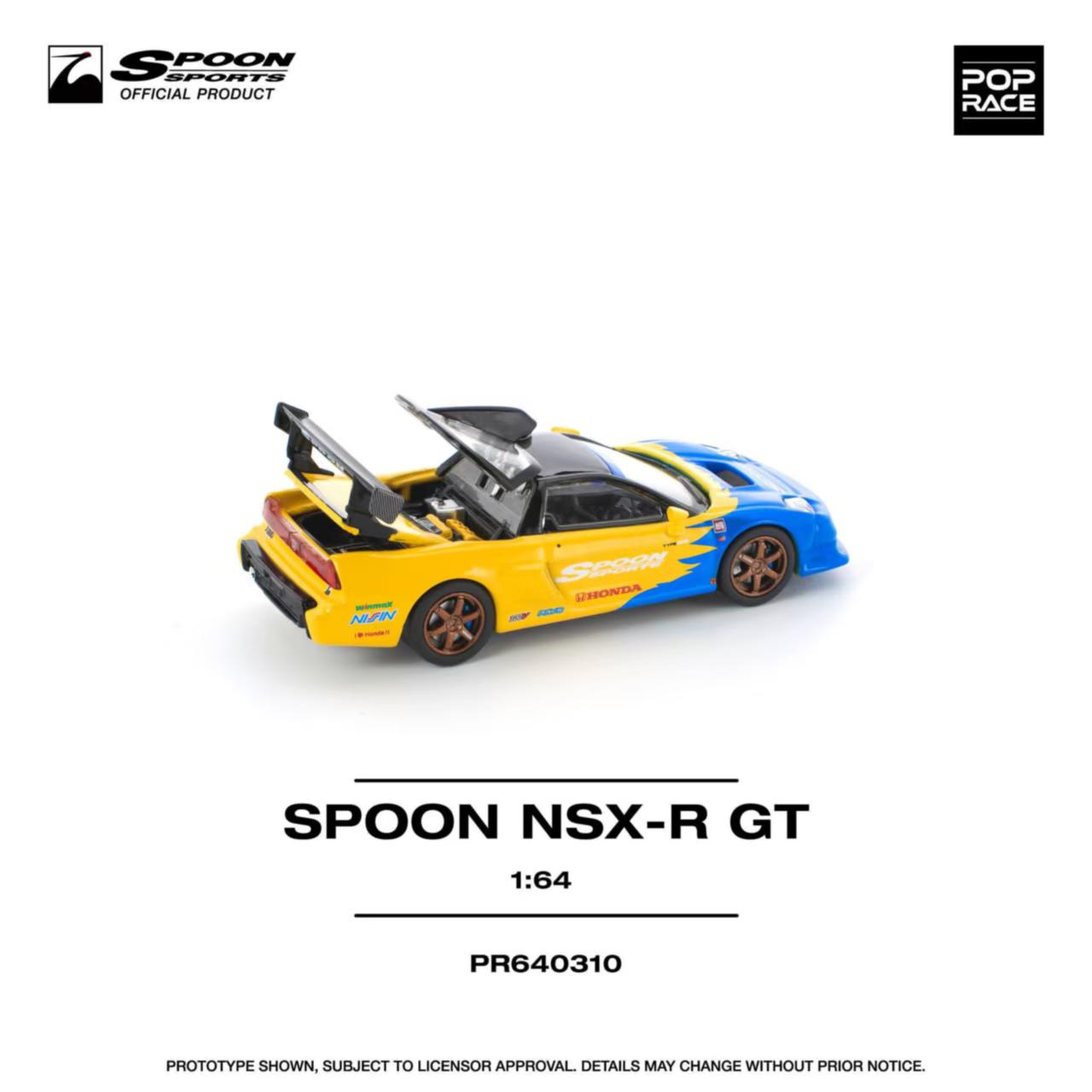 [ETA:  May 2026 ] Pop Race 1/64 NSX-R GT Spoon Livery (PR640310)