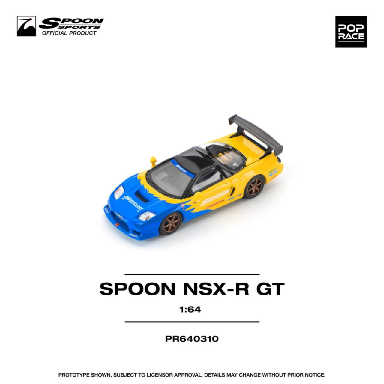 [ETA:  May 2026 ] Pop Race 1/64 NSX-R GT Spoon Livery (PR640310)
