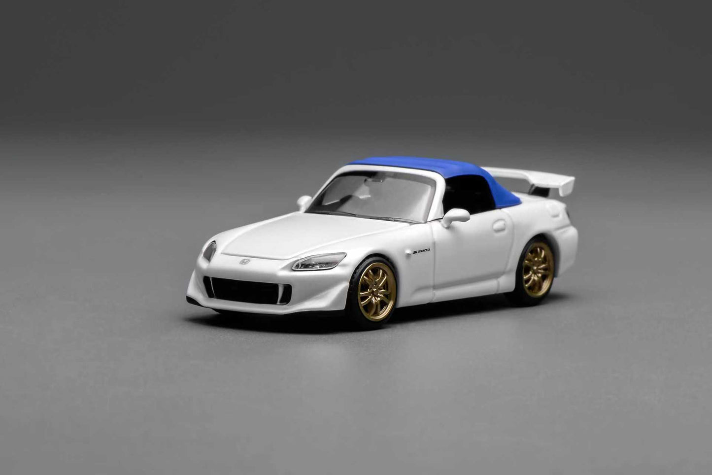 [ETA:  May 2026 ] Motorhelix 1/64 Honda  S2000 Type S Magnetic and Assembled Parts - Pearl White
Blister Card Version