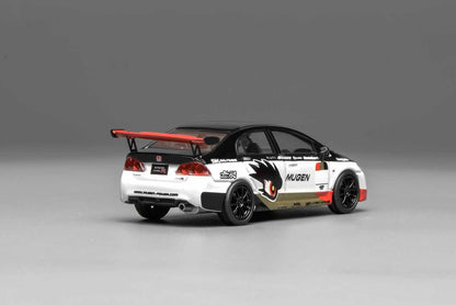 [ETA:  May 2026 ] Motorhelix 1/64 Honda Civic Type-R FD2 Mugen Customized Black-White Livery