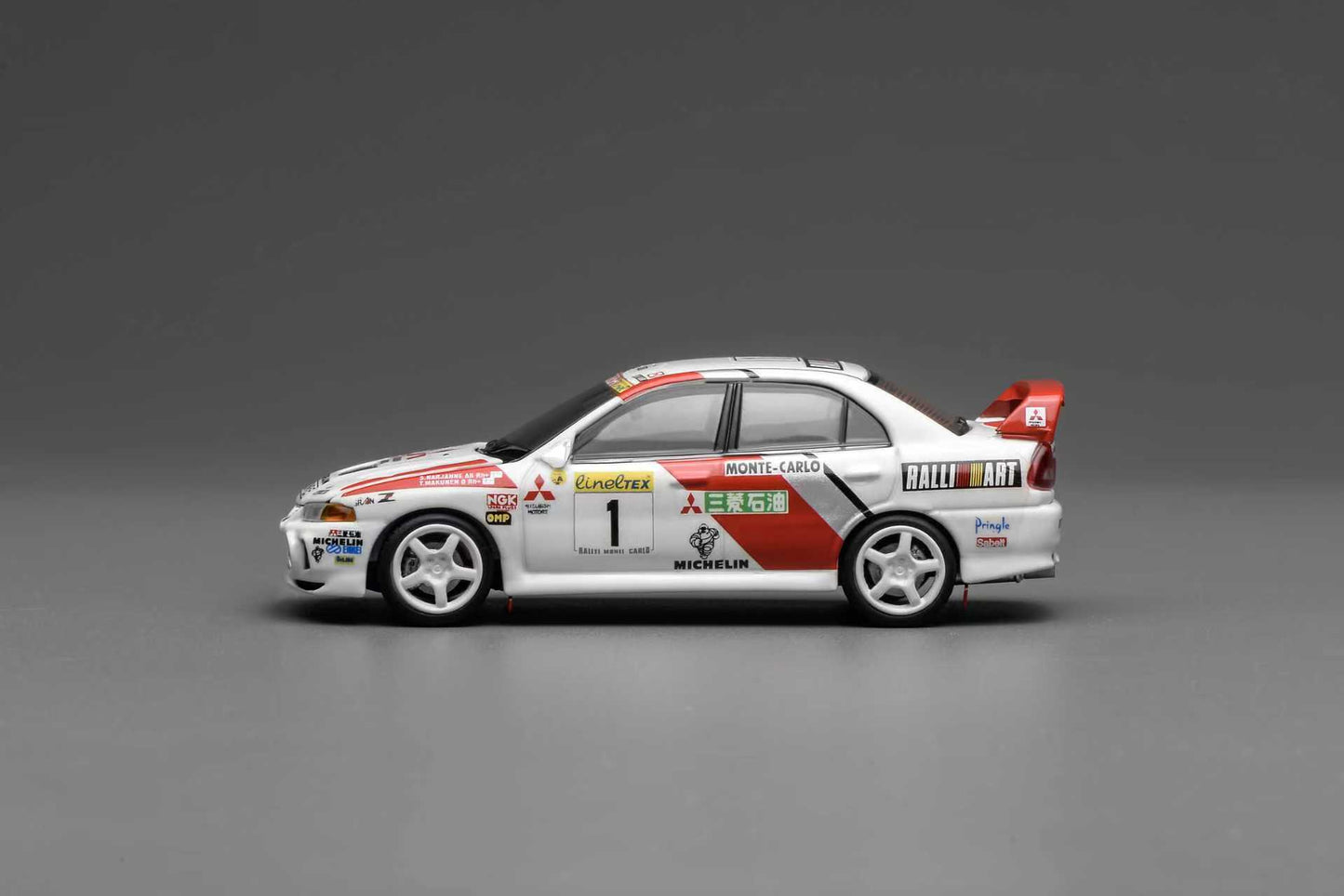[ETA:  May 2026 ] Motorhelix 1/64 Mitsubish  Lancer Evolution IV  - Monte Carlo #1 Livery
