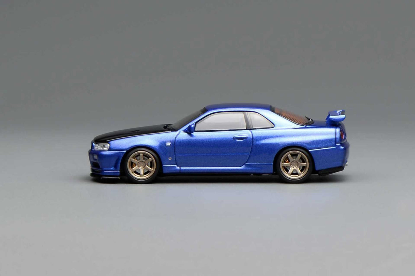 [ETA:  May 2026 ] Motorhelix 1/64 Nissan Skyline GT-R  R34  V-SPEC-II  Ver. - Bayside Blue