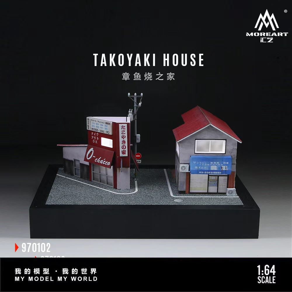 [ETA:  Apr 2026 ] MoreArt 1/64 TAKOYAKI HOUSE
 Size: 32.5 x 23.5 x 18.8cm