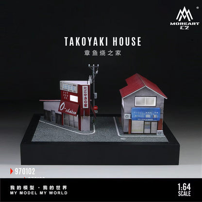 [ETA:  Apr 2026 ] MoreArt 1/64 TAKOYAKI HOUSE
 Size: 32.5 x 23.5 x 18.8cm