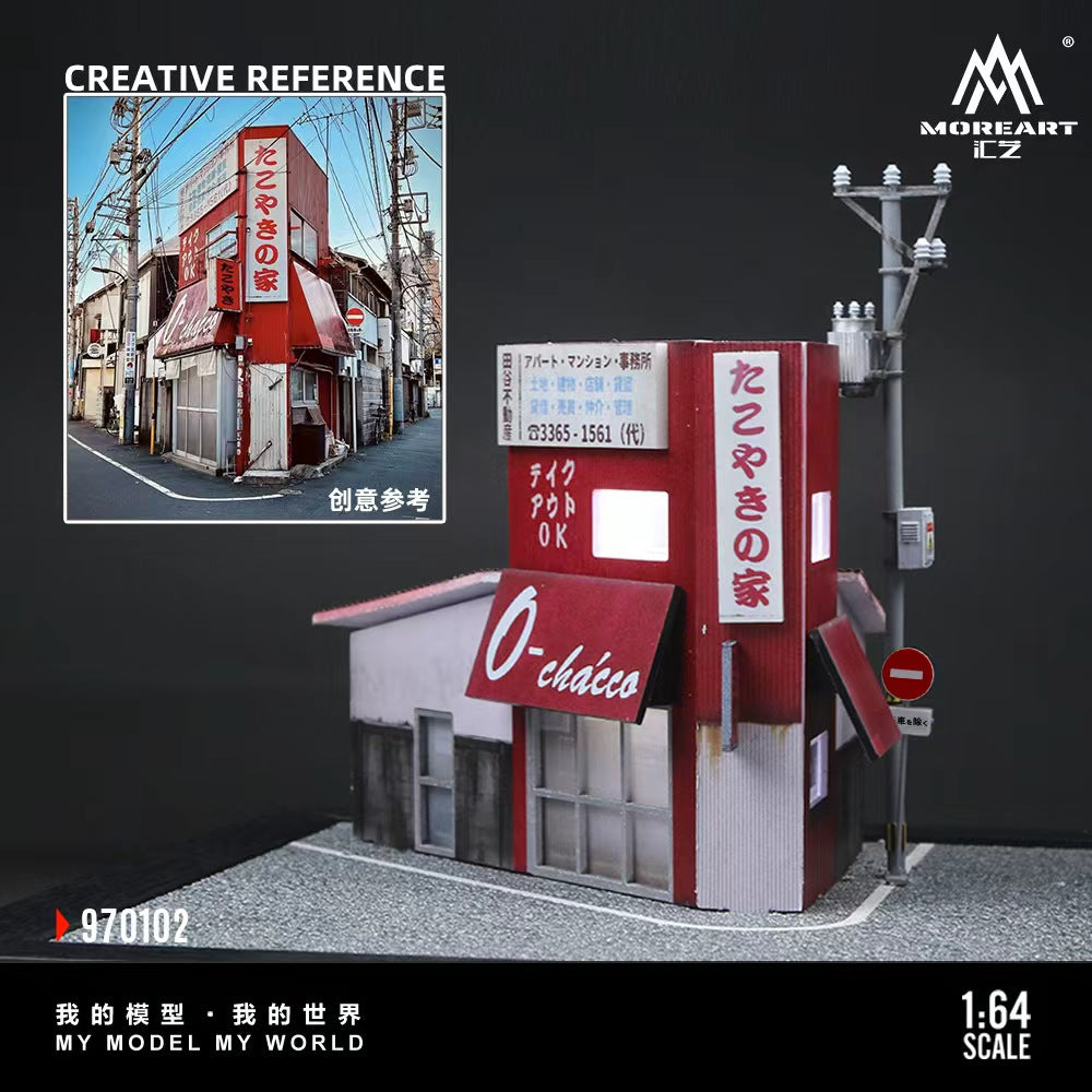 [ETA:  Apr 2026 ] MoreArt 1/64 TAKOYAKI HOUSE
 Size: 32.5 x 23.5 x 18.8cm