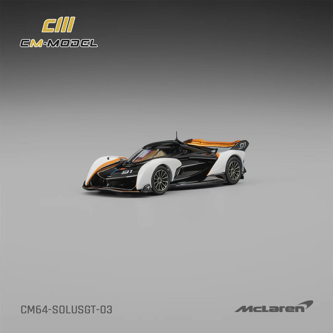 ETA: May 2026 ] CM Model 1/64 Mclaren Solus GT - Black-White
