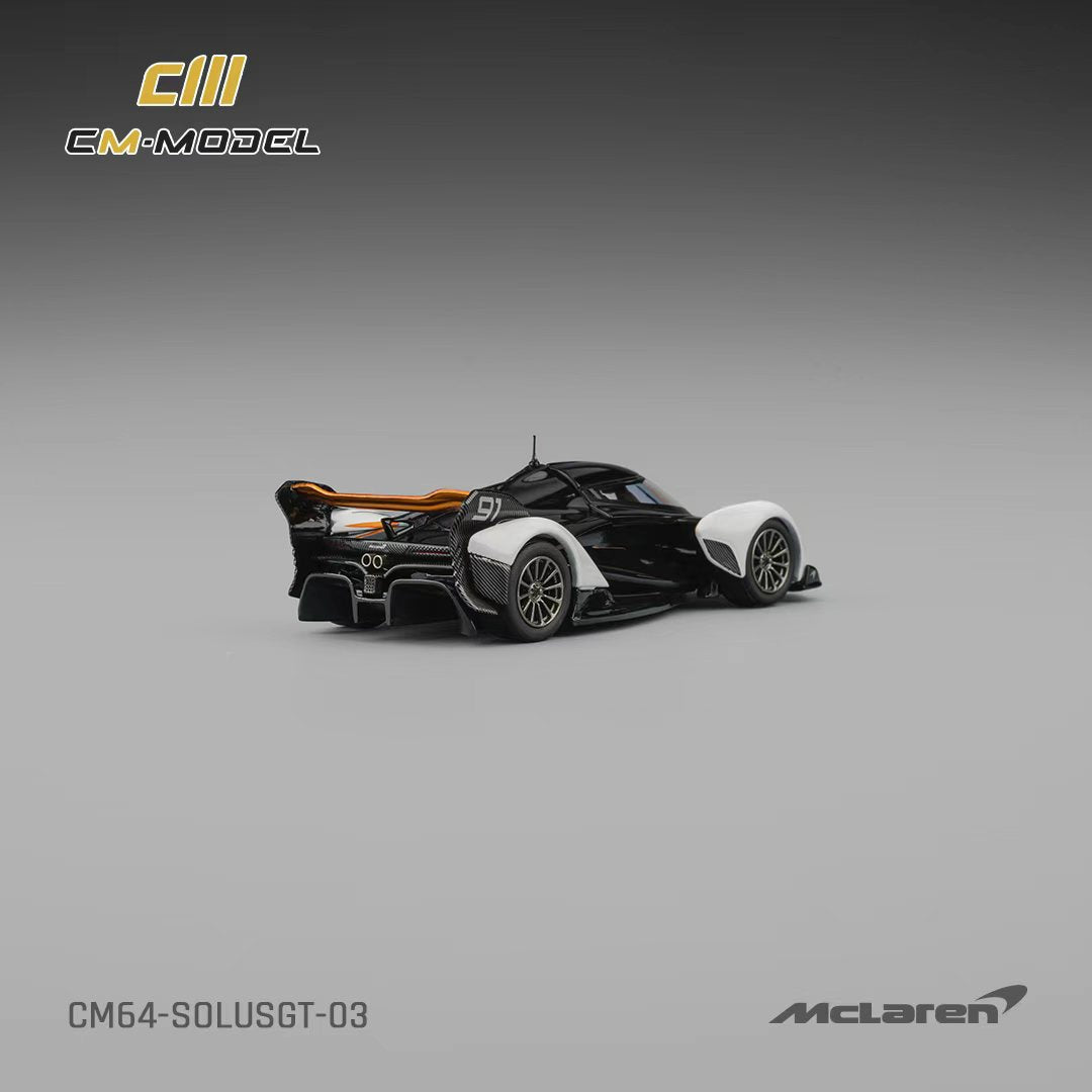 ETA: May 2026 ] CM Model 1/64 Mclaren Solus GT - Black-White