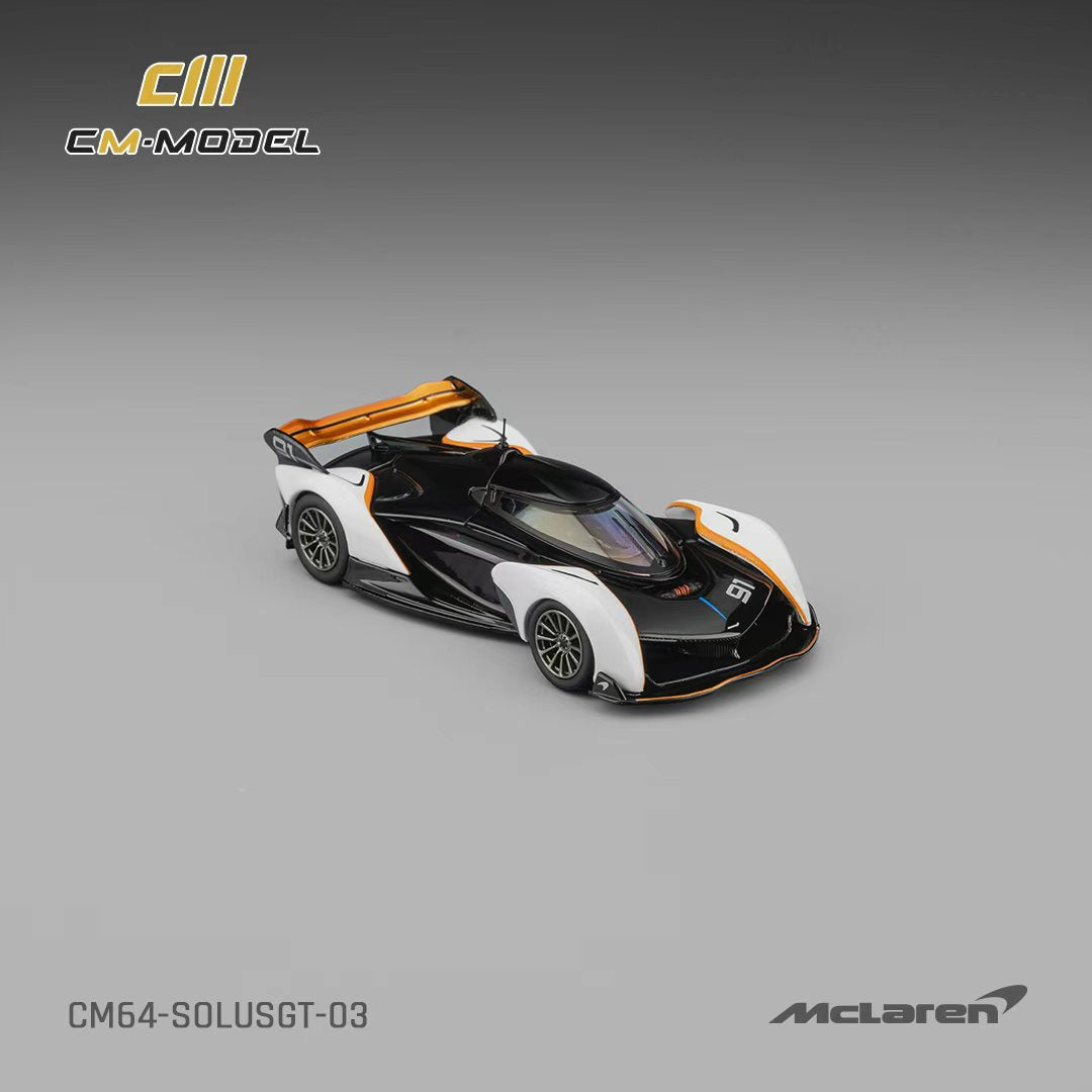 ETA: May 2026 ] CM Model 1/64 Mclaren Solus GT - Black-White