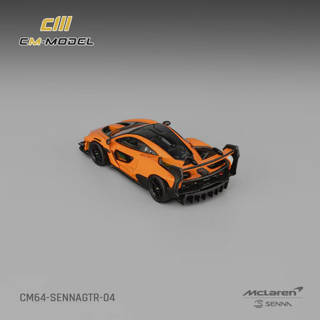 ETA: May 2026 ] CM Model 1/64 McLaren Senna GTR - Orange – Black