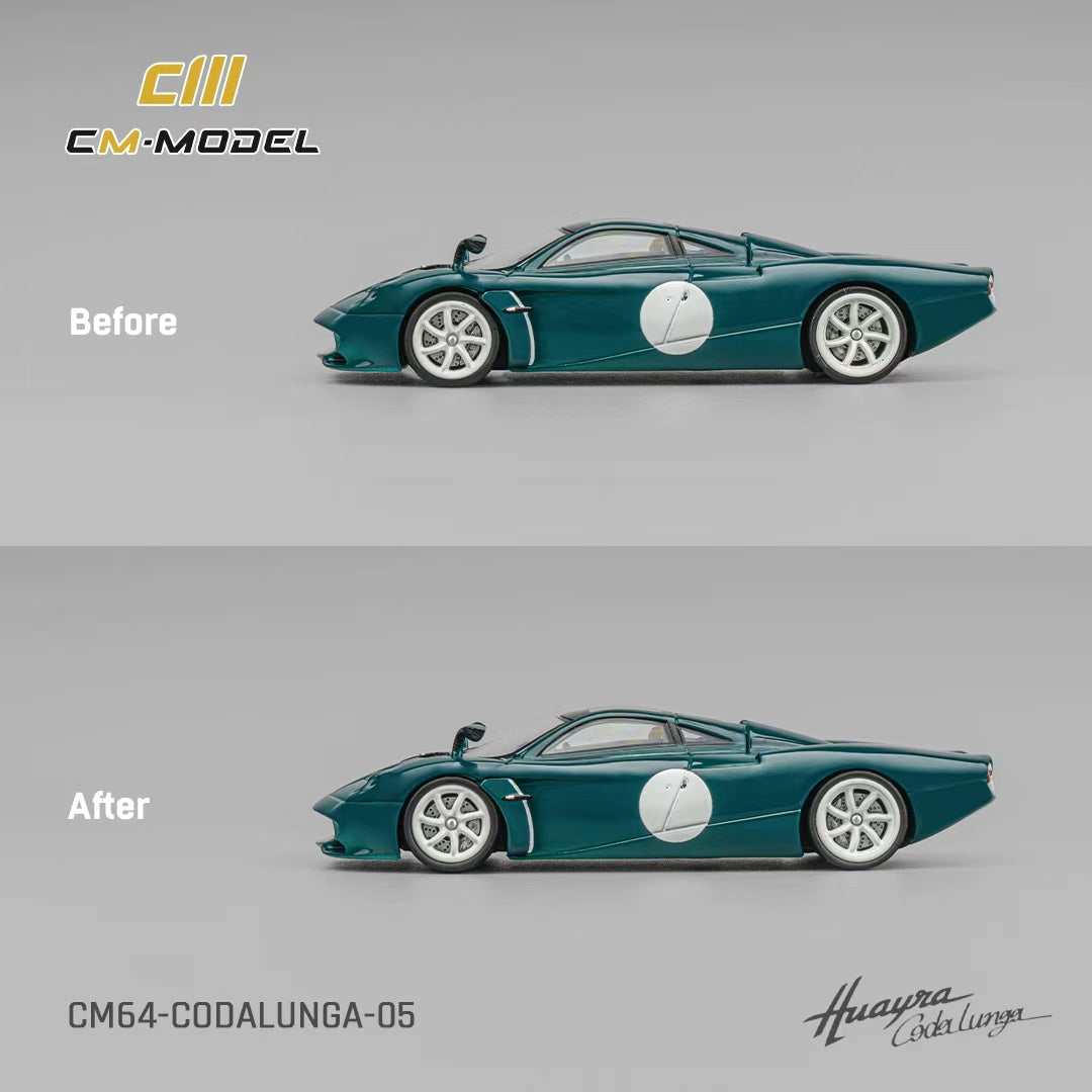 [ETA:  May 2026 ] CM Model 1/64 Pagani  Huayra Codalunga - Green