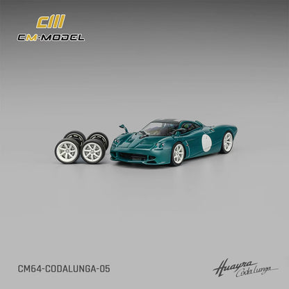 [ETA:  May 2026 ] CM Model 1/64 Pagani  Huayra Codalunga - Green