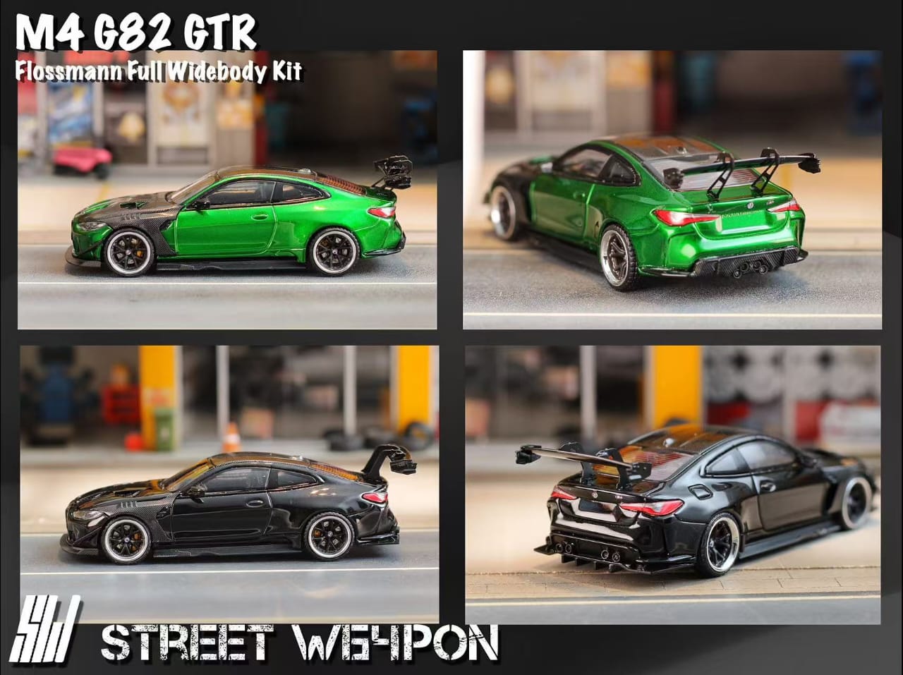 [ETA:  May 2026 ] Street Weapon 1/64 M4 G82 GTR Edition Flossmann Auto Design Widebody Modified