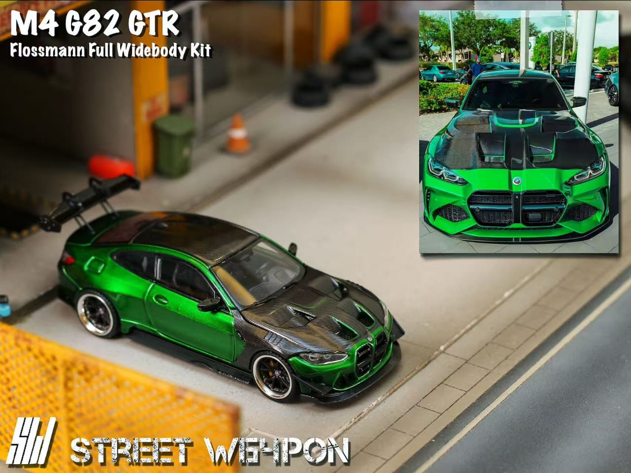 [ETA:  May 2026 ] Street Weapon 1/64 M4 G82 GTR Edition Flossmann Auto Design Widebody Modified