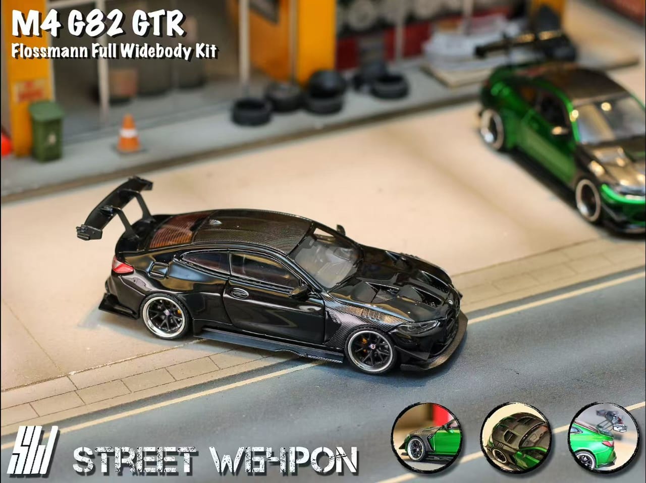 [ETA:  May 2026 ] Street Weapon 1/64 M4 G82 GTR Edition Flossmann Auto Design Widebody Modified