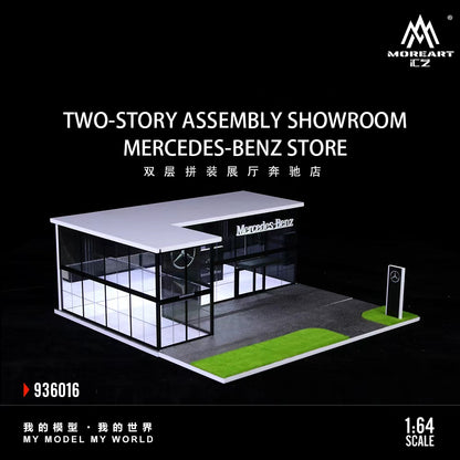 [ETA:  Apr 2026 ] MoreArt 1/64 Auto Show Room  - Benz(MO936016)
Size: 30 x 30 x 11.5cm