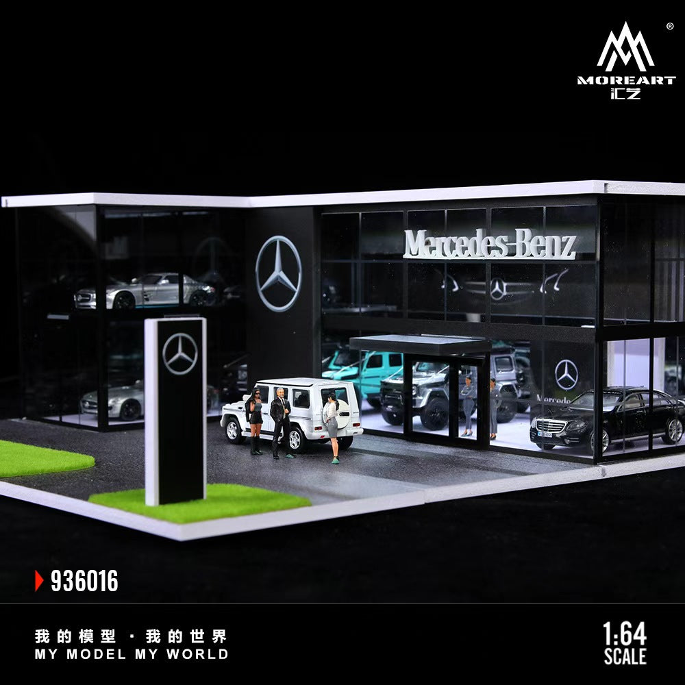 [ETA:  Apr 2026 ] MoreArt 1/64 Auto Show Room  - Benz(MO936016)
Size: 30 x 30 x 11.5cm