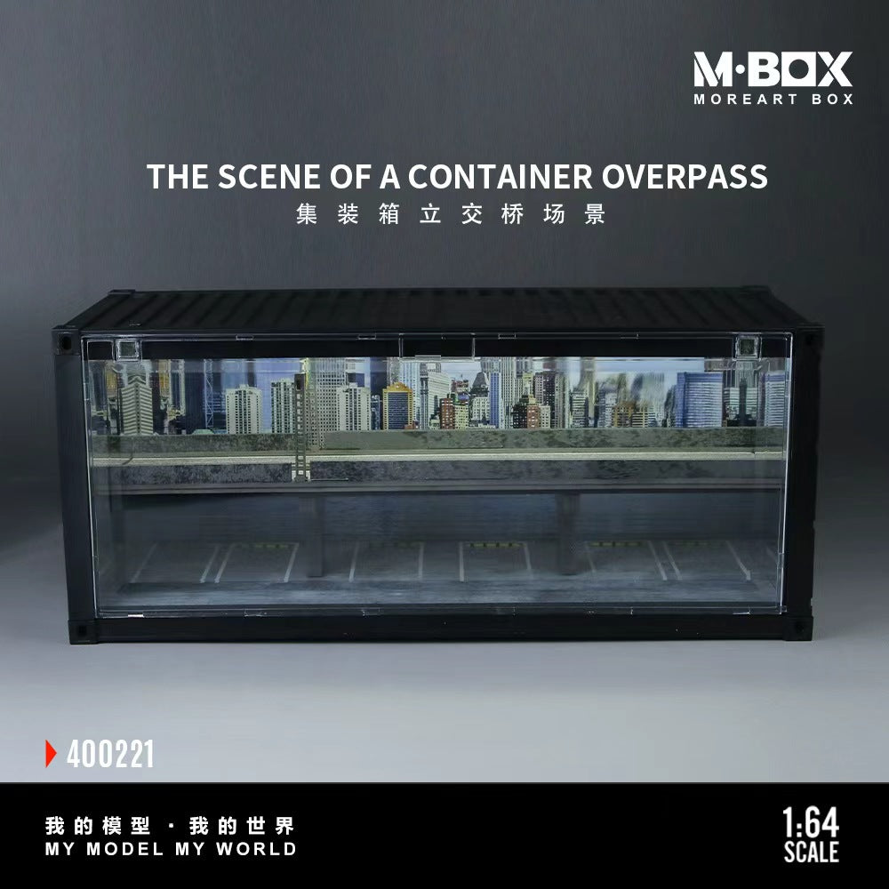 [ETA:  May 2026 ] MBOX 1/64 Overpass Container Diorama (MB400221)  Size: 38.7 x 16 x 16.5cm