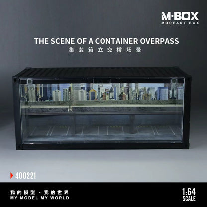 [ETA:  May 2026 ] MBOX 1/64 Overpass Container Diorama (MB400221)  Size: 38.7 x 16 x 16.5cm