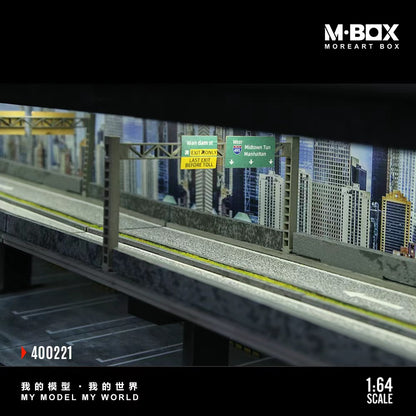 [ETA:  May 2026 ] MBOX 1/64 Overpass Container Diorama (MB400221)  Size: 38.7 x 16 x 16.5cm
